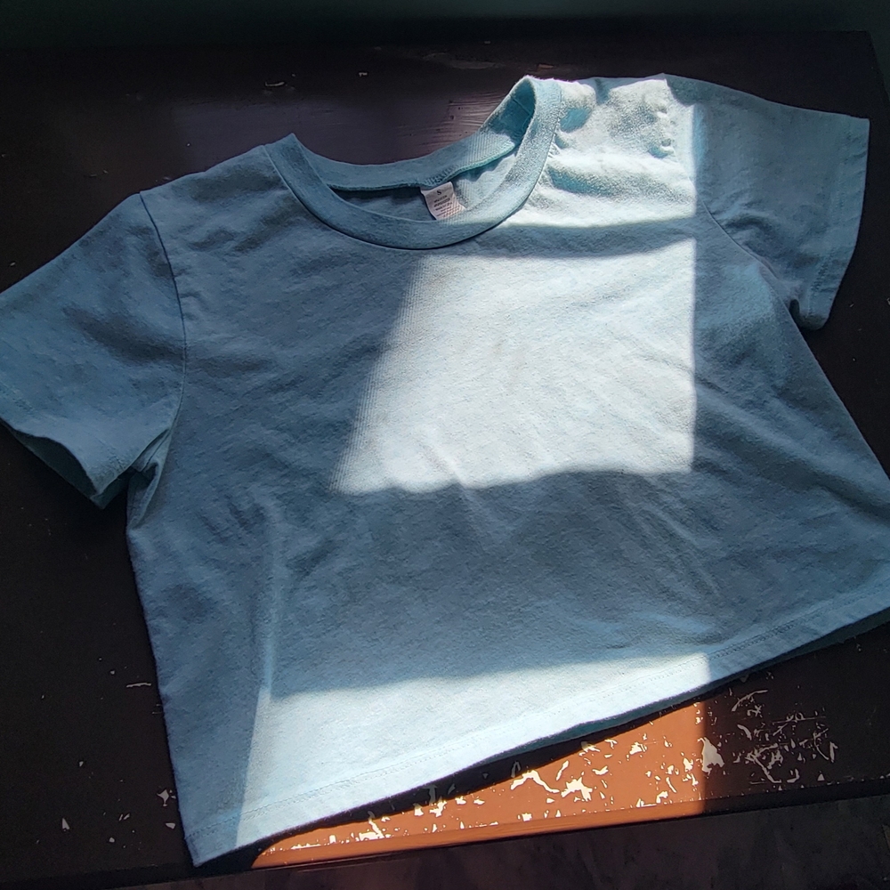 Aqua Blue Baby Tee